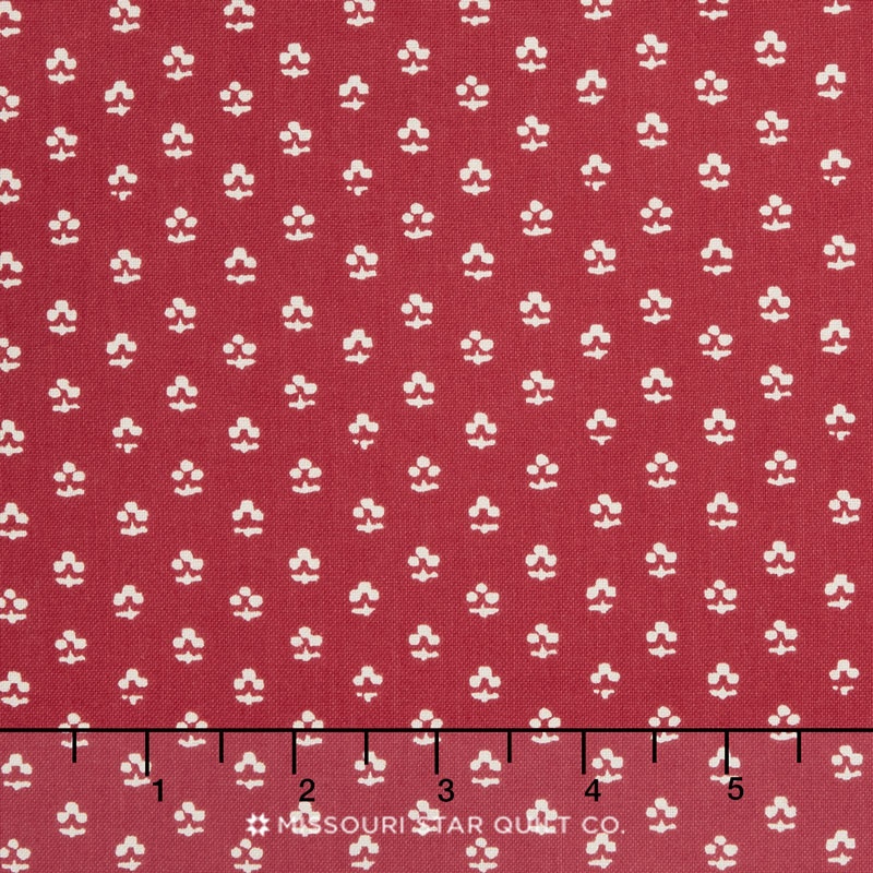 Hamilton - From Eliza Hamilton's Era c. 1770-1790 Foulard Red Yardage