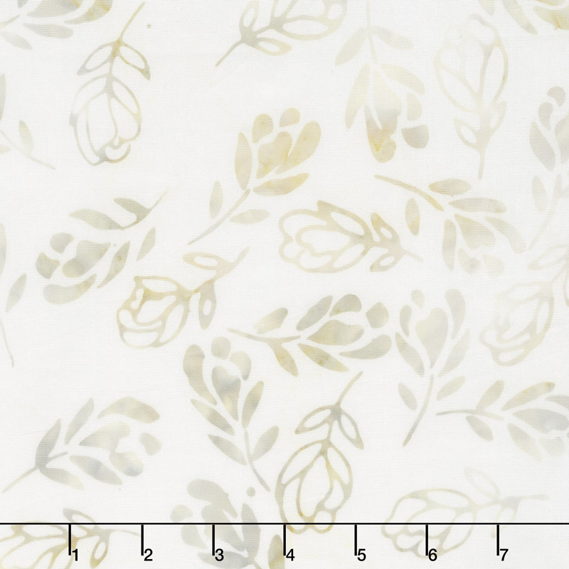 Whisper Batiks 2 - Falling Floral Whisper Yardage