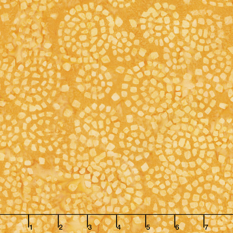 Golden State Batiks - Mosaic Orange Yardage