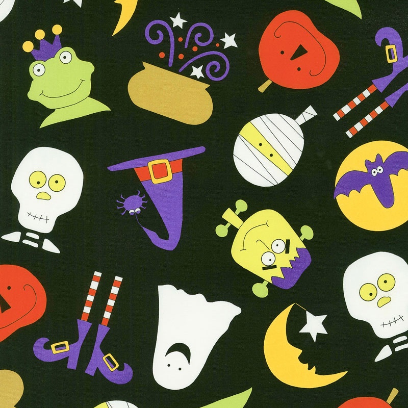 Fright Night - Quite a Fright Black Yardage