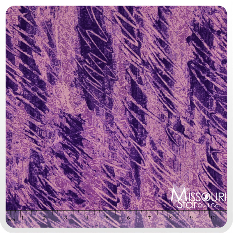 The Very Hungry Caterpillar - Fingerpaint Purple Yardage