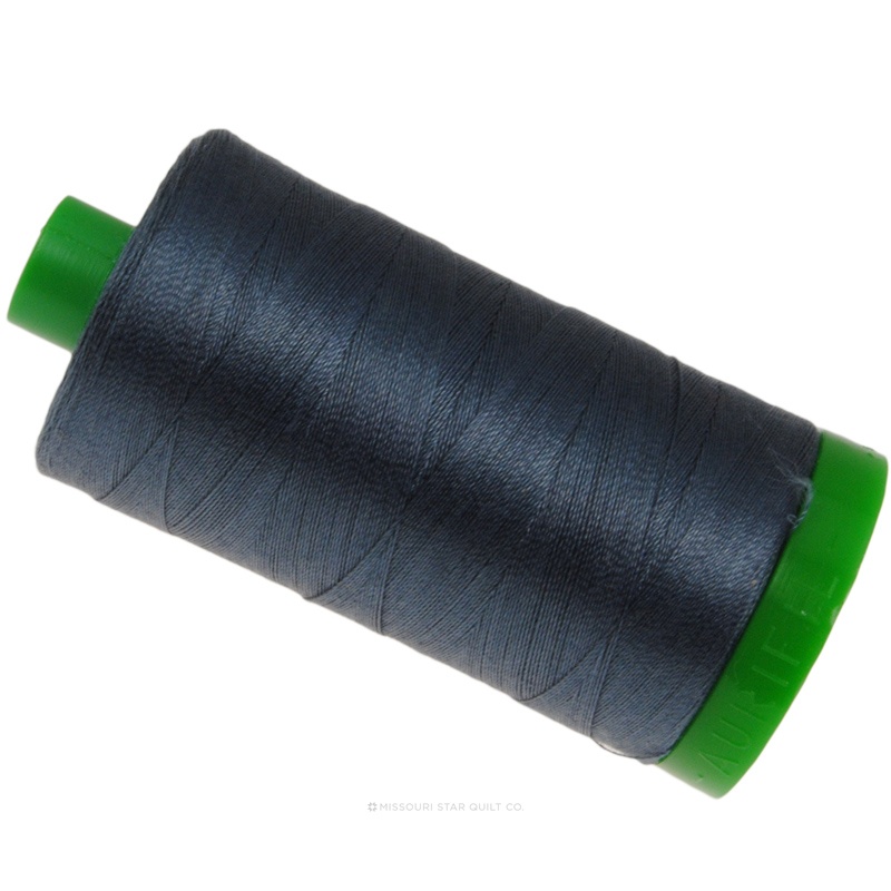 Aurifil 40 WT 100% Cotton Mako Large Spool Thread - Medium Grey