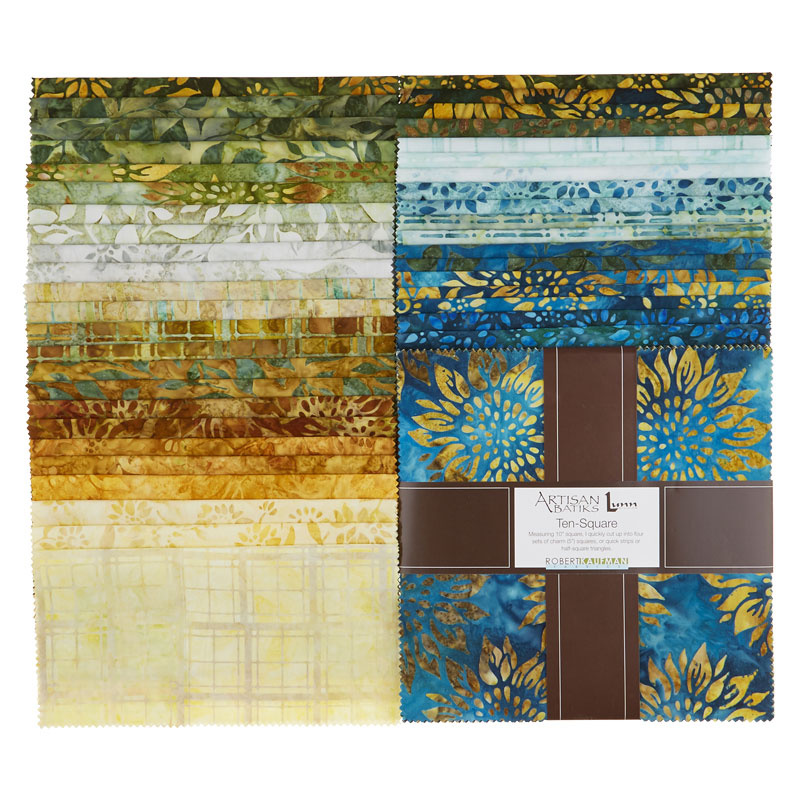 Artisan Batiks - Summer Flowers Ten Squares