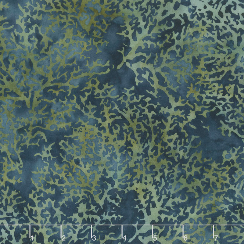 Sand Bar Batiks - Coral Smoke Yardage