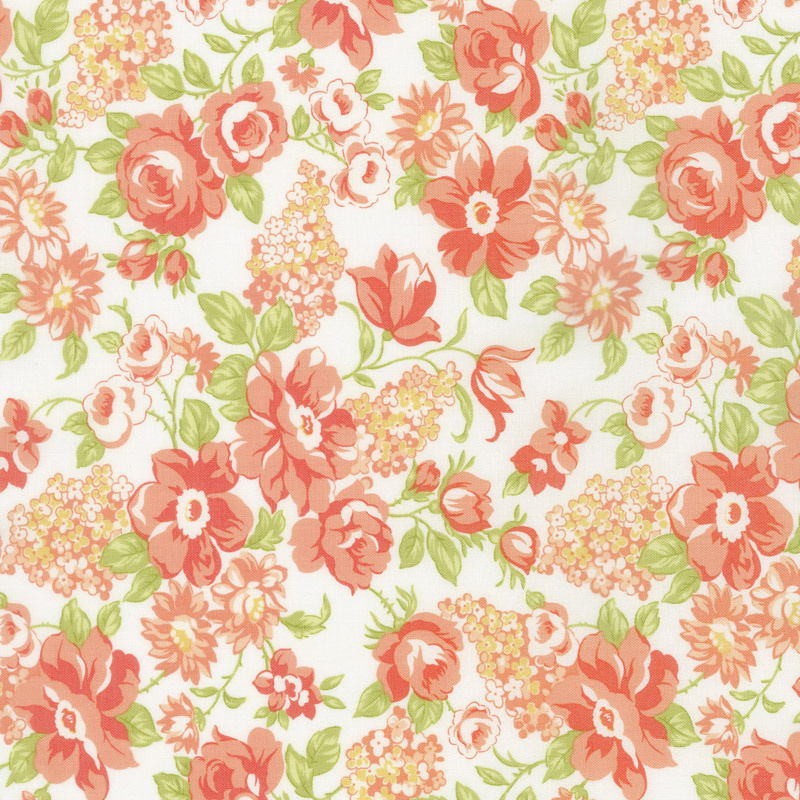Farmhouse II - Blooms Milk Yardage