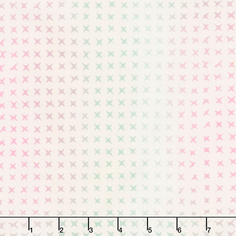 Stitched Batiks - Cross Stitch Cloud Yardage