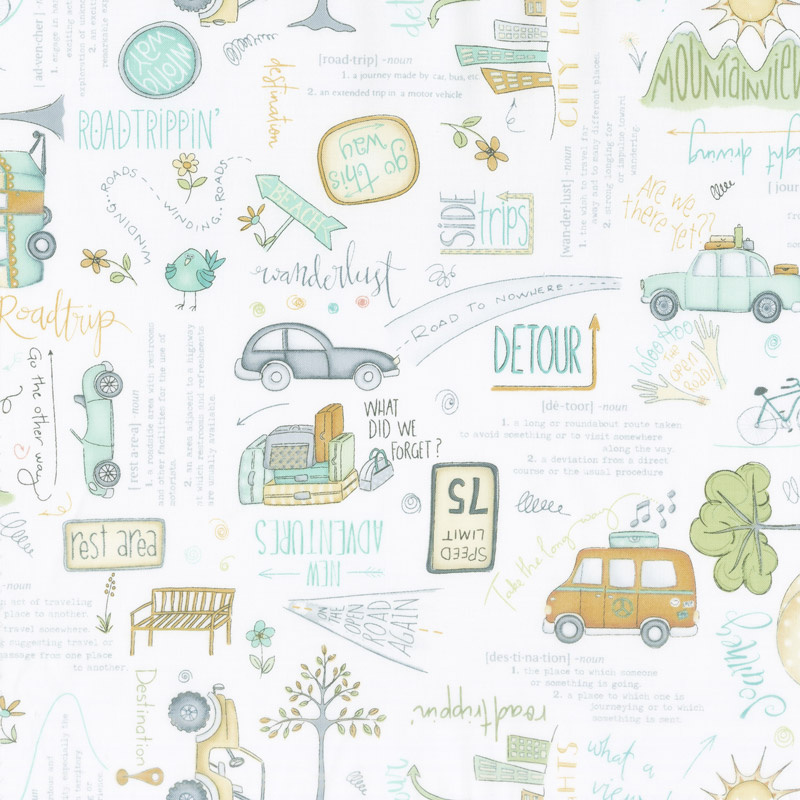Road Trippin' - Road Trippin' Multi Yardage