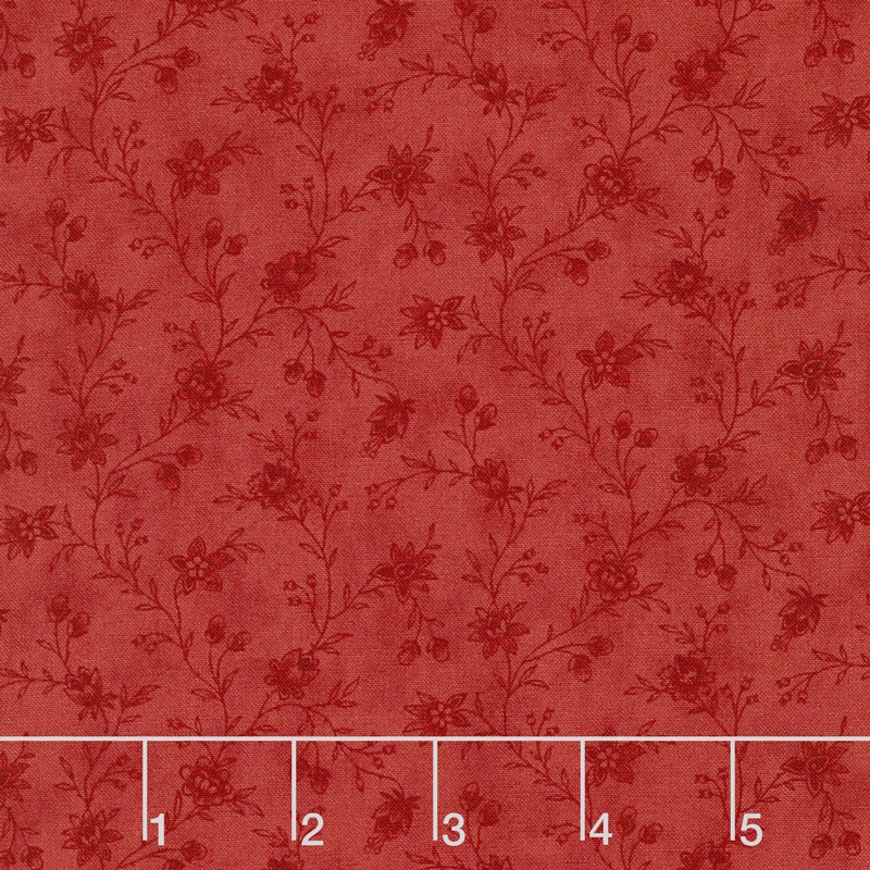 Snowberry - Floral Vine Berry Yardage