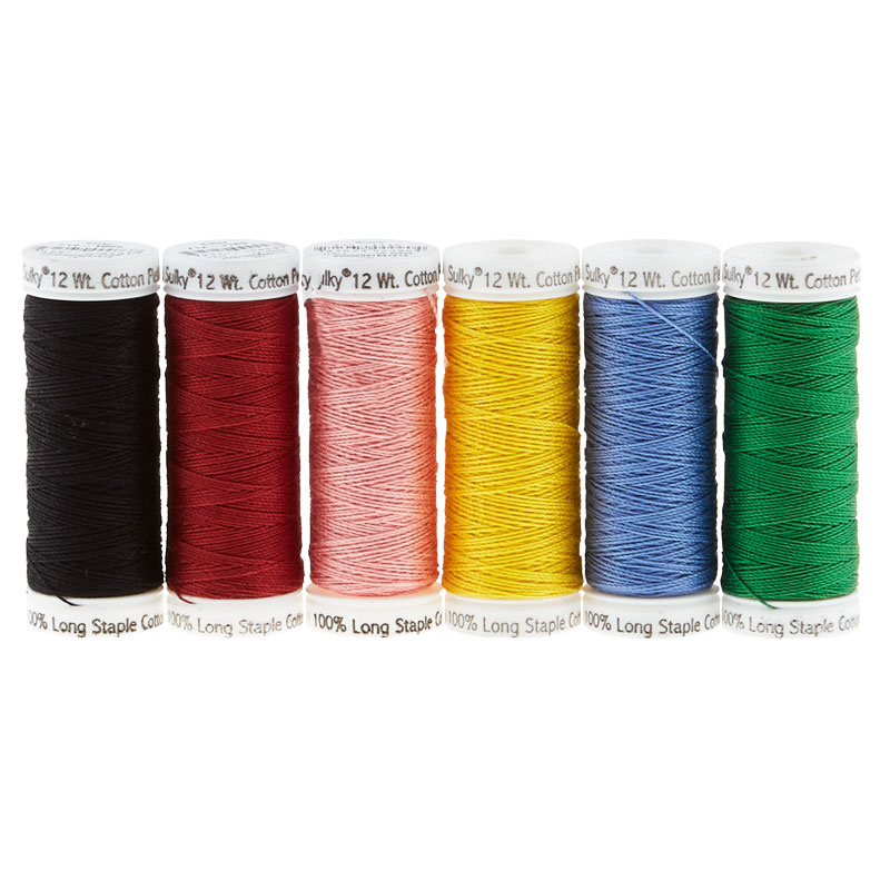 Sulky Cotton Petites 12wt Snapspools Bright