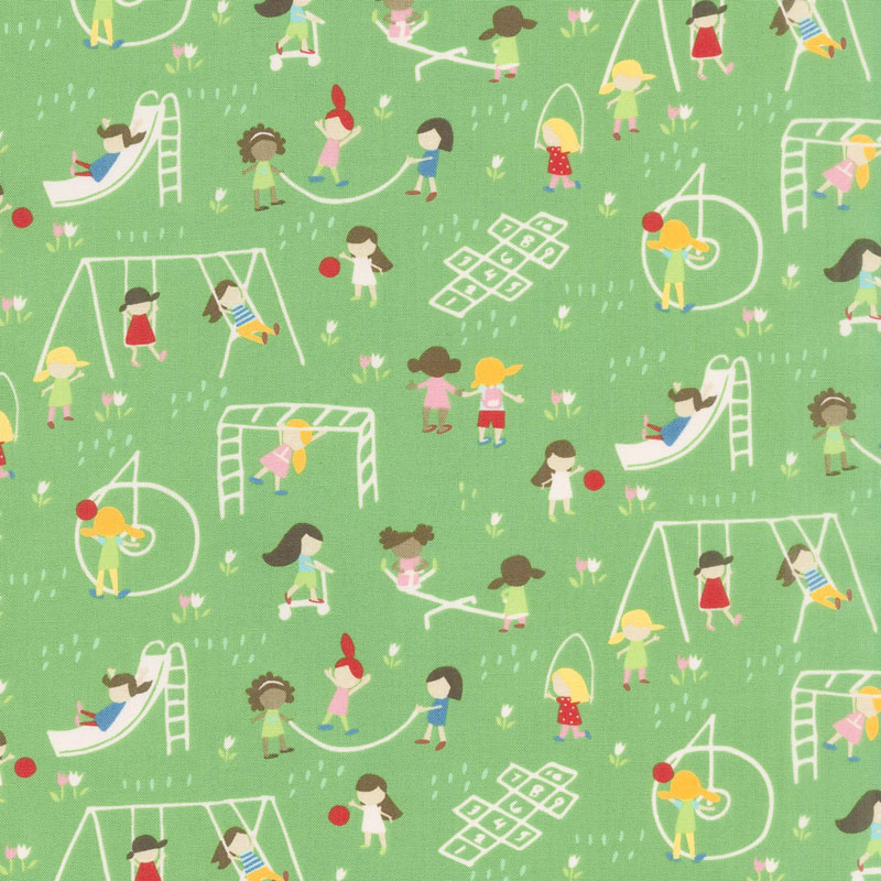 Best Friends Forever - Playground Green Yardage