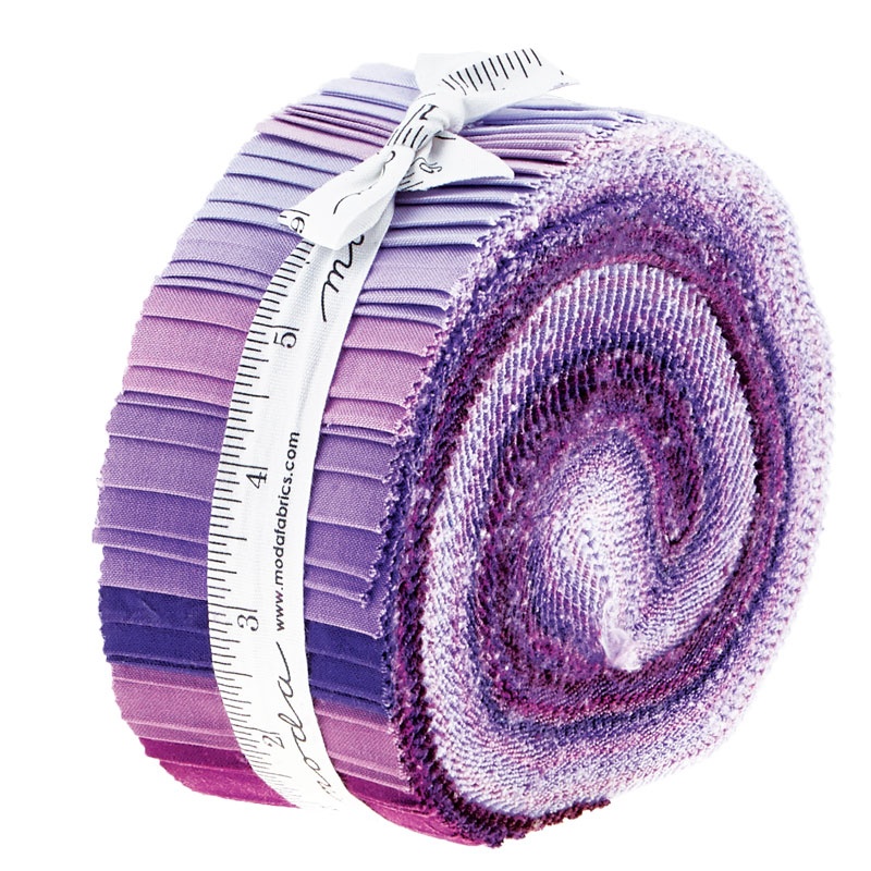 The Colors Of Moda Purple Jelly Roll