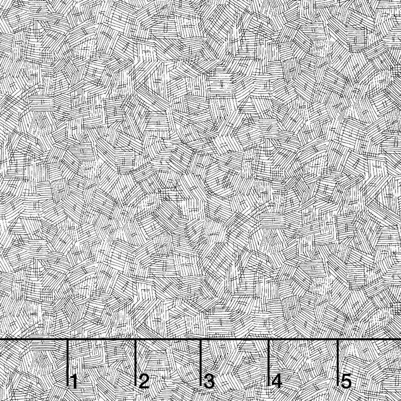 Hopscotch - Cross-Hatch My Way Zebra Yardage
