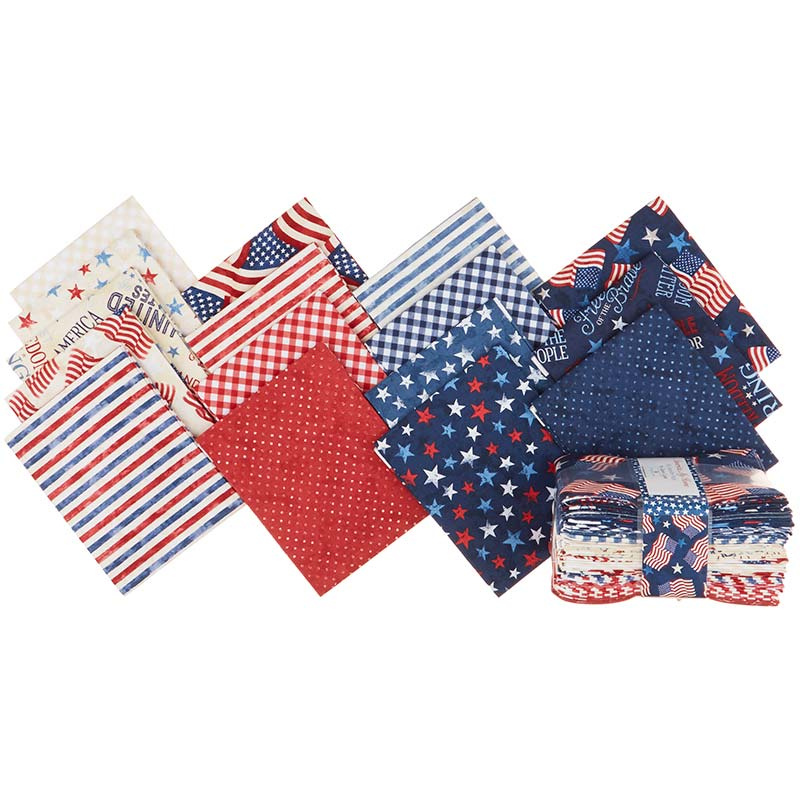 America, My Home Fat Quarter Crystals