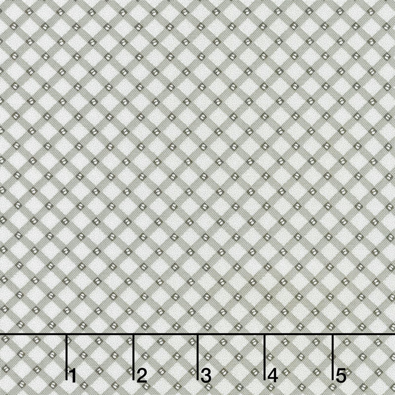 Urban Farmhouse Gatherings - Gridlock Ash Grey Yardage