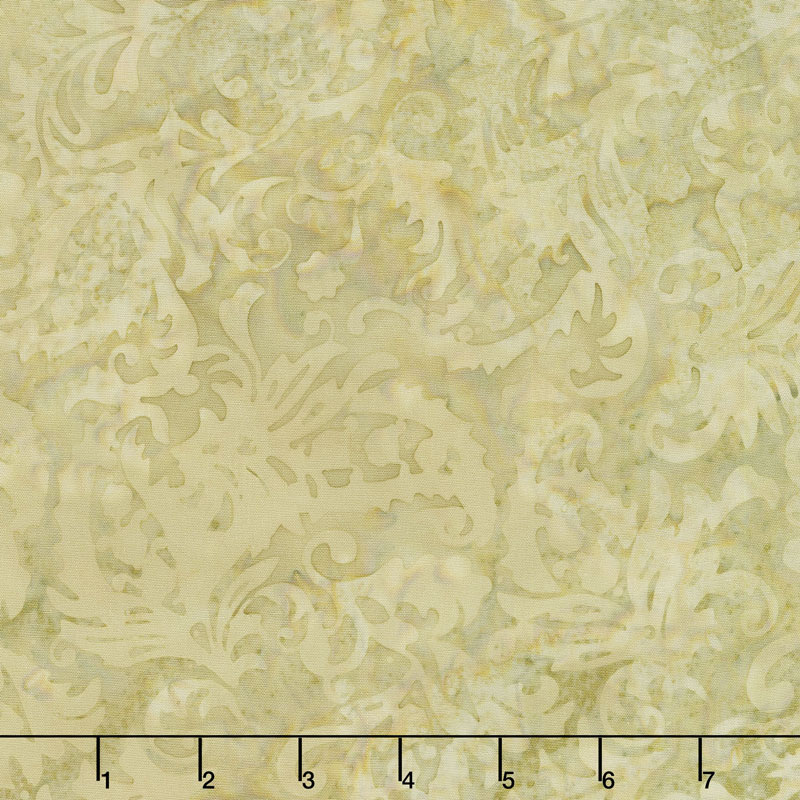 Flea Market Batiks - Paisley Floral Cactus Yardage