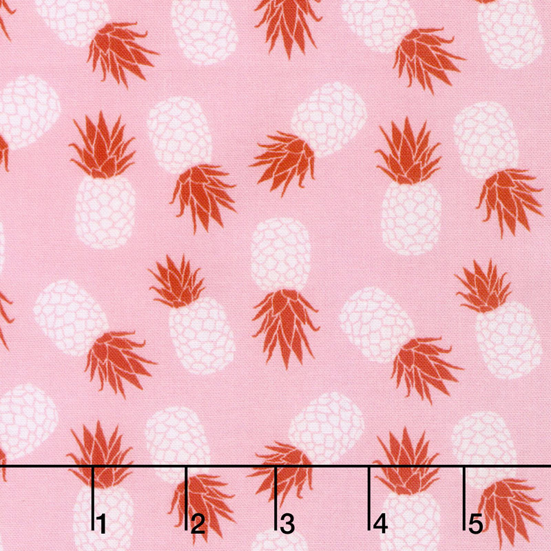 Club Havana - Pineapple Pink Yardage