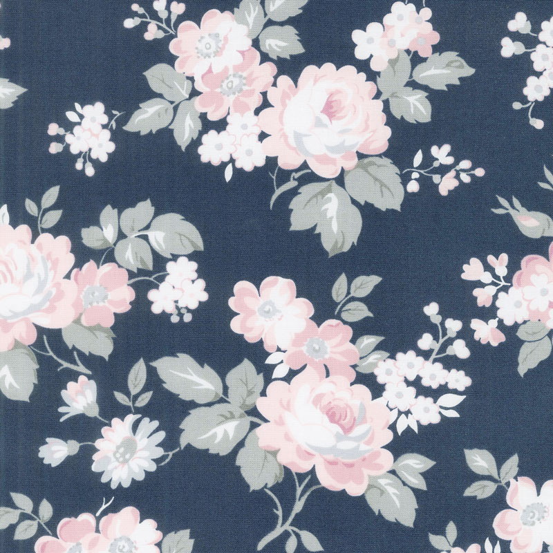 Majestic - Main Navy Yardage