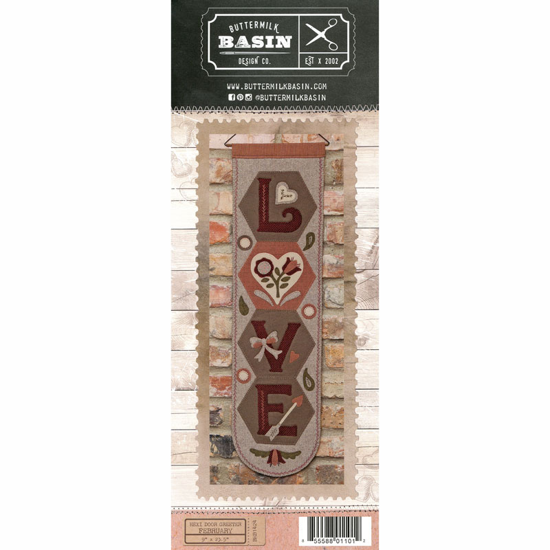 Hexie Door Greeter Pattern - February