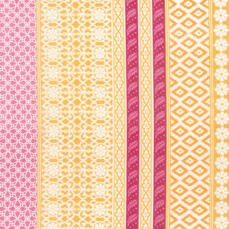 Club Havana - Island Ikat Gold Yardage