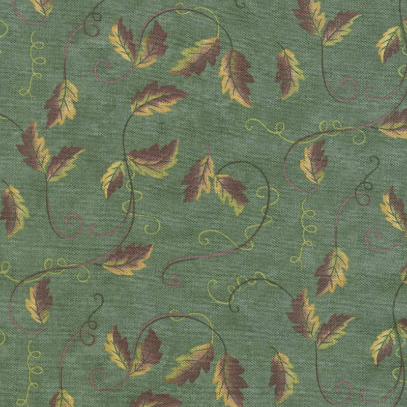 Fresh Off the Vine - Leaves & Vines Zucchini Yardage