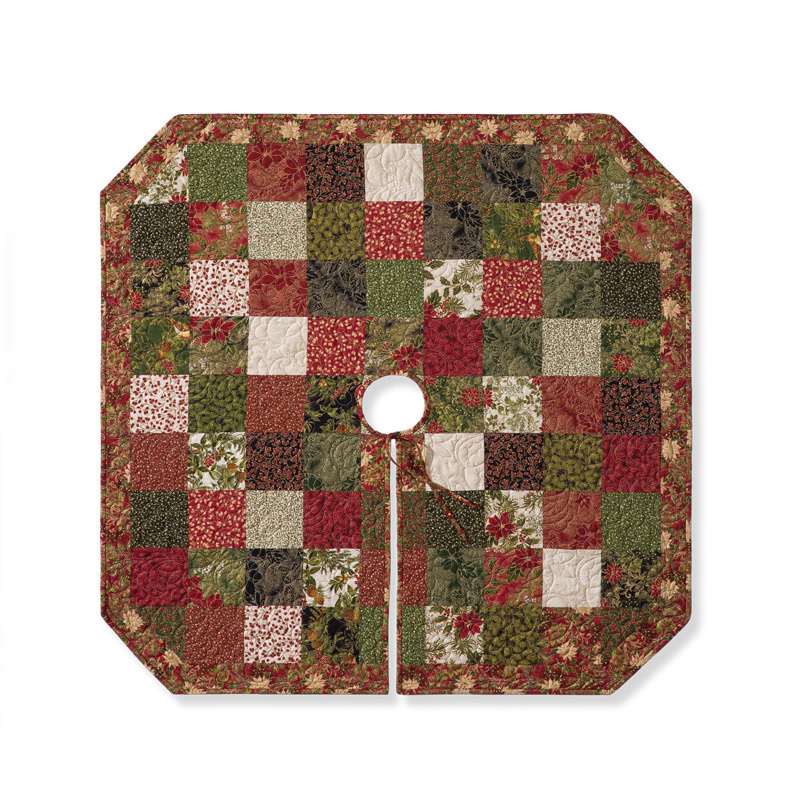 Missouri Star Gilded Greenery Christmas Tree Skirt Kit