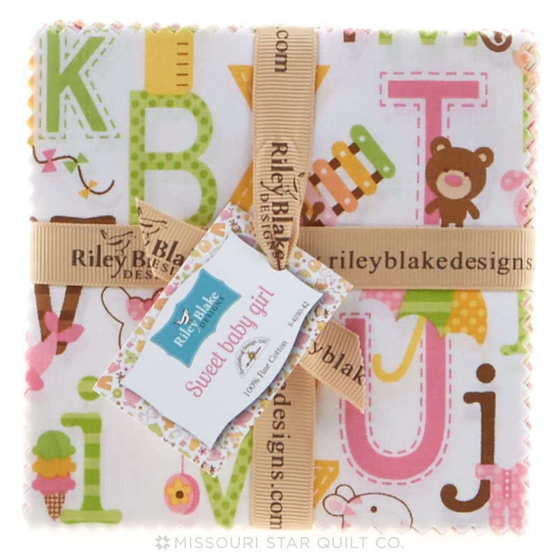 Sweet Baby Girl Charm Pack Doodlebug Designs Riley Blake — Missouri