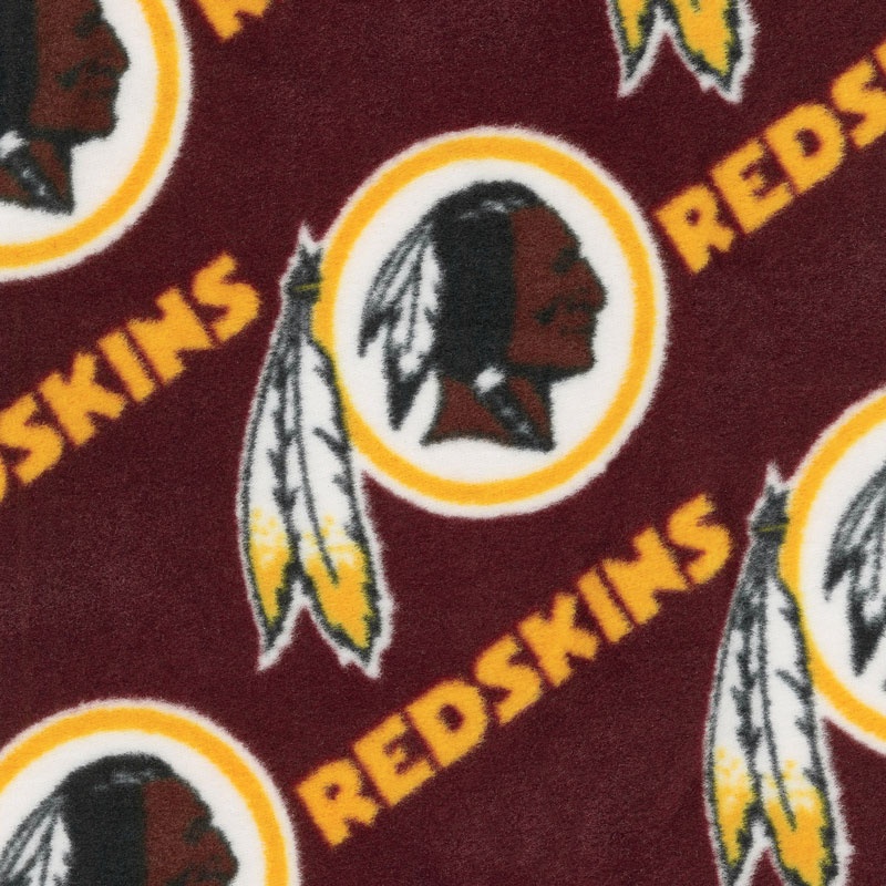 NFL Fleece - Washington Redskins Burgandy Yardage
