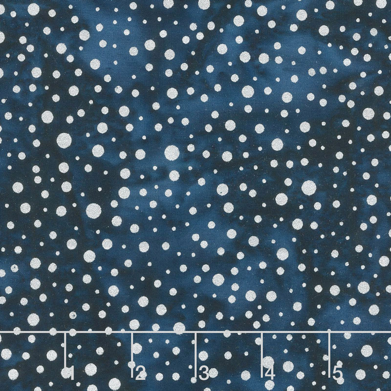 Artisan Batiks - Northwoods 8 Dots Evening Metallic Yardage