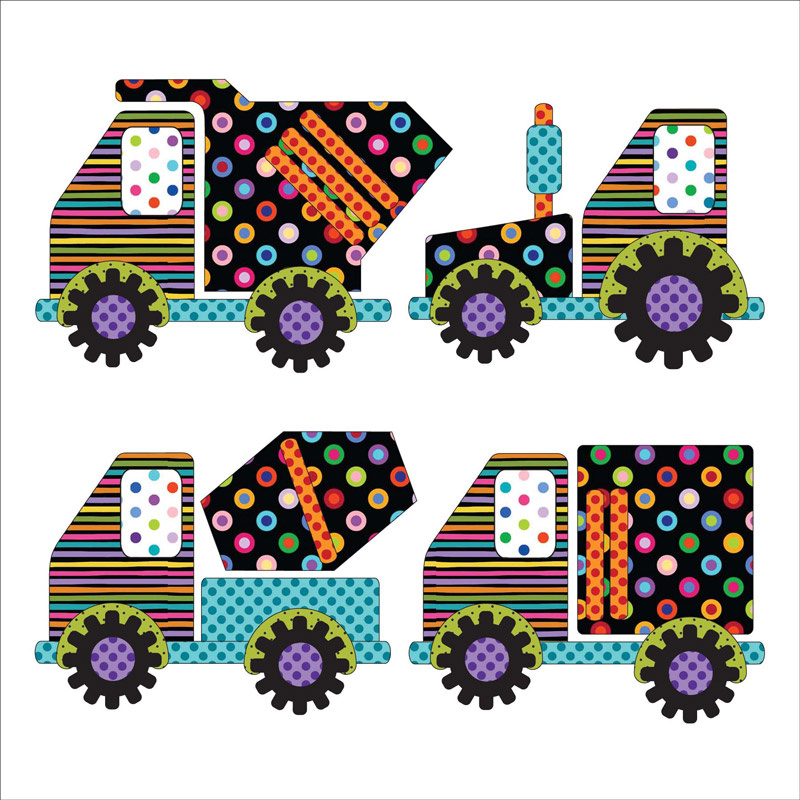 Toyz 4 Boyz Fusible Appliqué Shapes