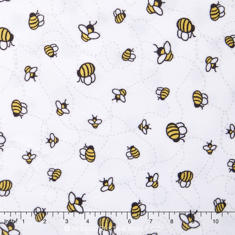 Cuddle Prints - Bees-A-Buzz Sunshine 60