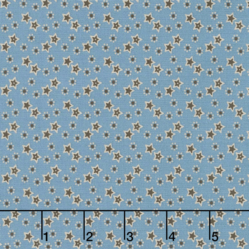 Baltimore House - Stars Blue Yardage