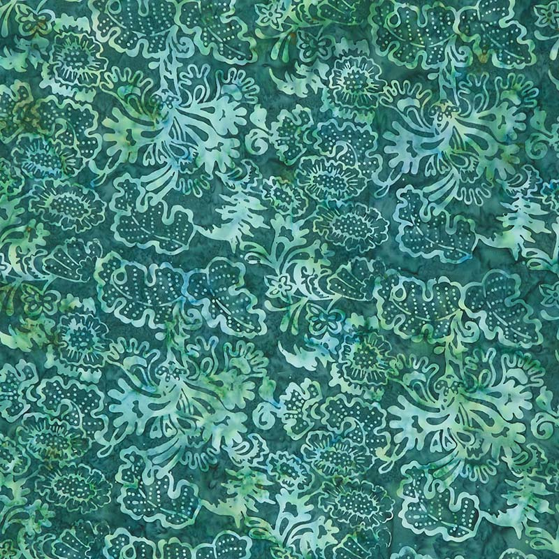 Bahama Batiks - Lagoon Yardage