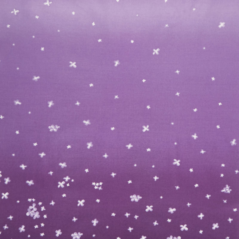 Ombre Bloom - Aubergine Yardage