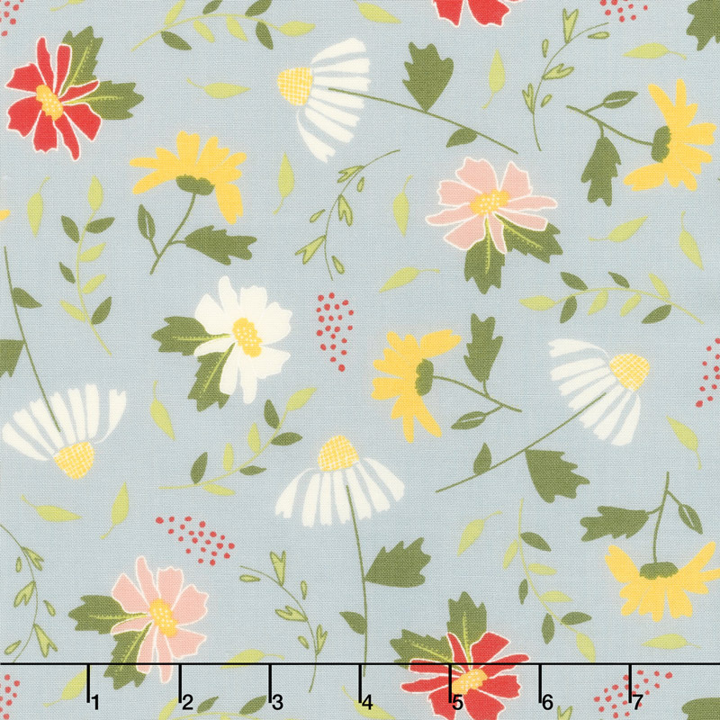 Clover Hollow - Meadow Blooms Shadow Yardage