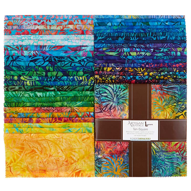 Artisan Batiks - Totally Tropical Ten Squares | Lunn Studios | Robert