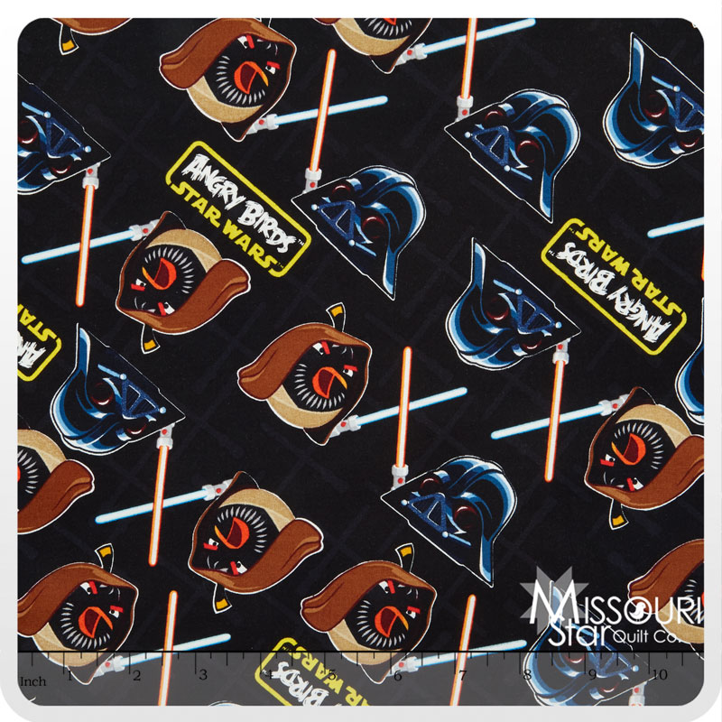 Angry Birds - Star Wars Duel Black Yardage