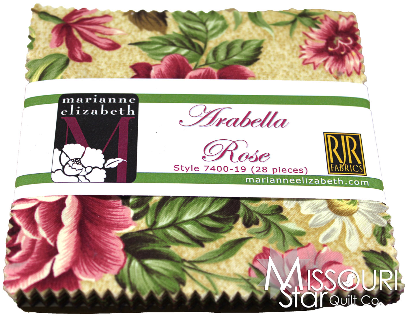 Arabella rose charm pack  debbie beaves  rjr fabrics