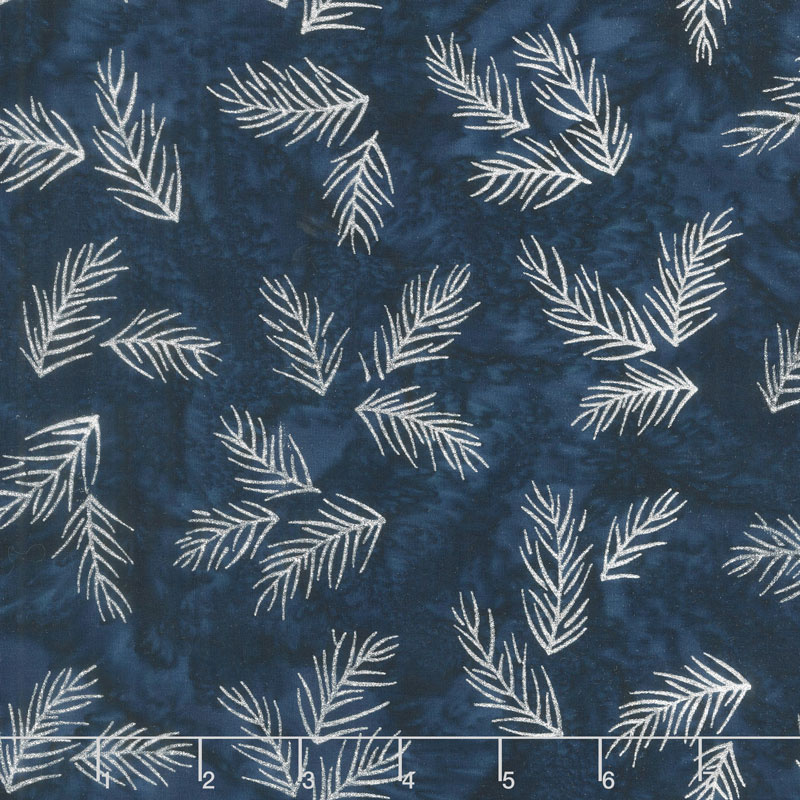 Artisan Batiks - Northwoods 8 Twigs Evening Metallic Yardage