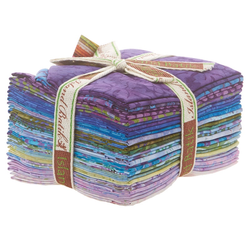 Lotus Blooms Batiks Fat Quarter Bundle