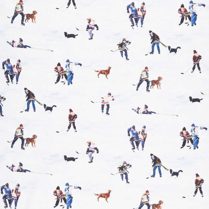 Hometown Hockey - Hockey Practice Digitally Printed Yardage
