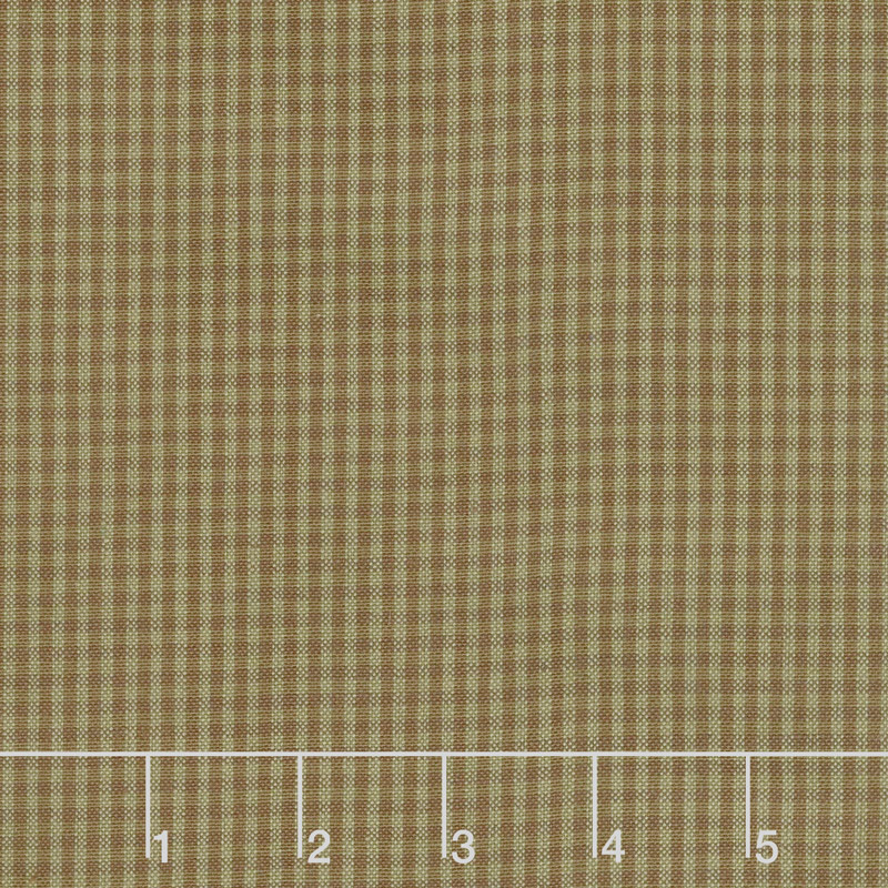 Homespun- Brown Minichecker Yardage for Dunroven House