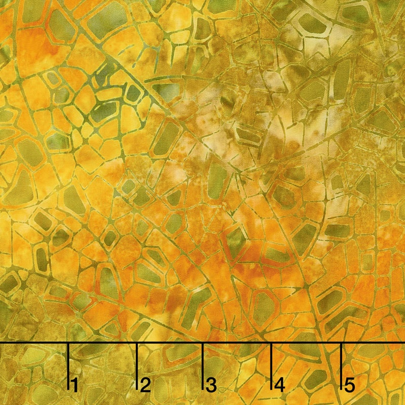 Artisan Batiks - Cornucopia 8 Mosaic Texture Grass Yardage