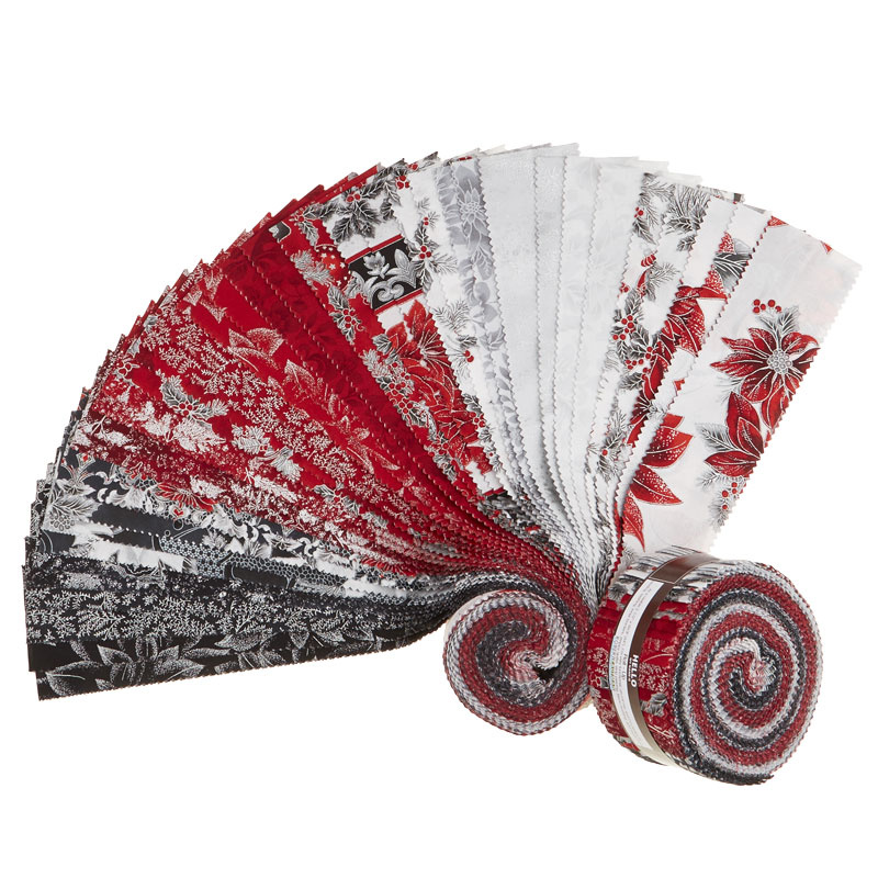 Holiday Flourish 12 Scarlet Metallic Roll Up
