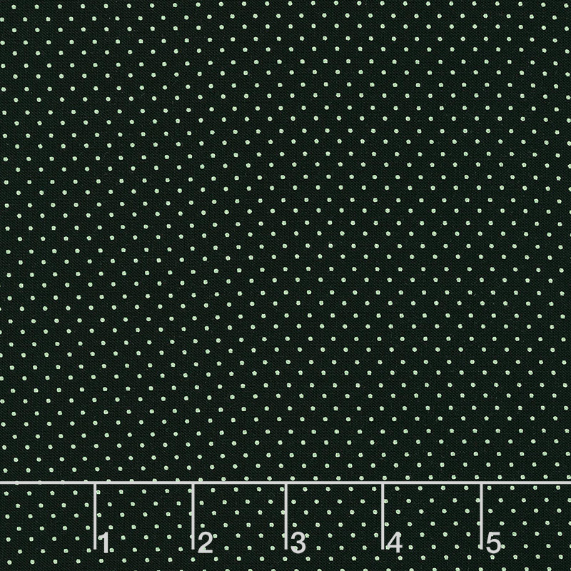 Botanica - Swiss Dot Black Yardage
