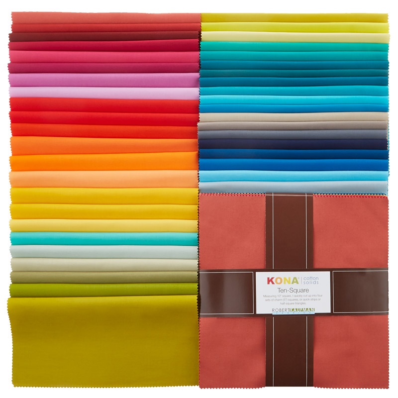 Kona Cotton - Paintbox Basics Coordinates Ten Squares