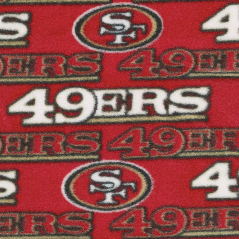 NFL Fleece - San Francisco 49ers Red Yardage