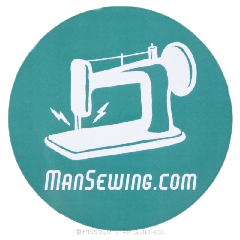 Man Sewing Magnet - Sewing Machine Blue