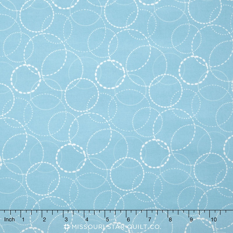 Wing & Leaf - Ring Toss Periwinkle Yardage