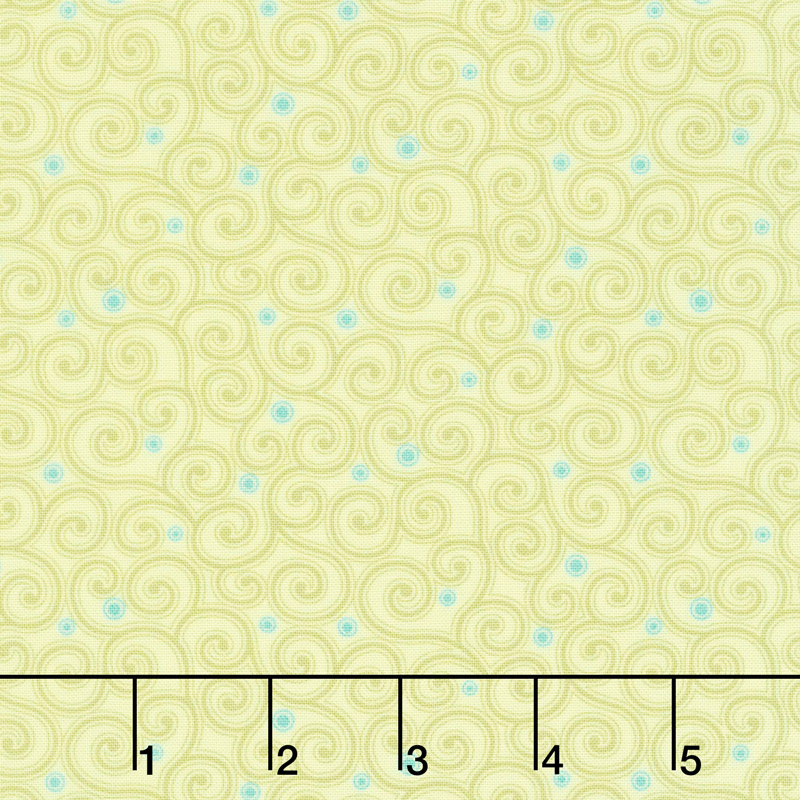 Home Grown - Swirl Green Yardage