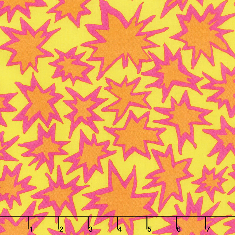 Kaffe Fassett Collective Spring 2019 - Bright Bang Yellow Yardage